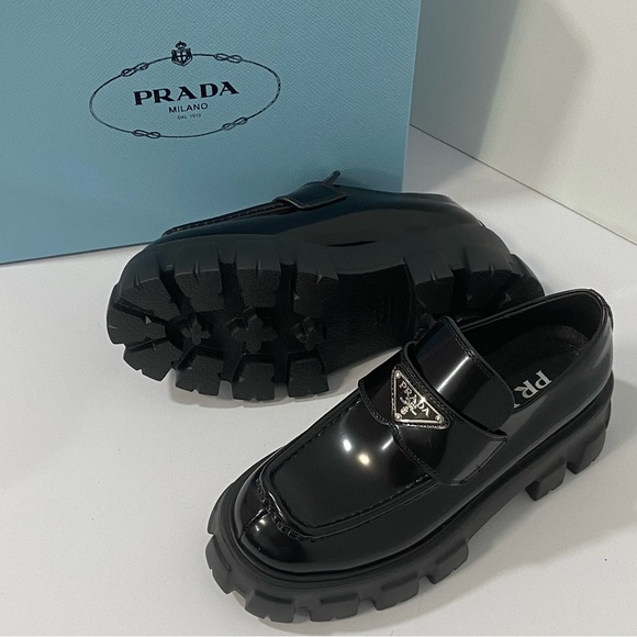 Prada Women's Black Loafers - Picture 1 of 5